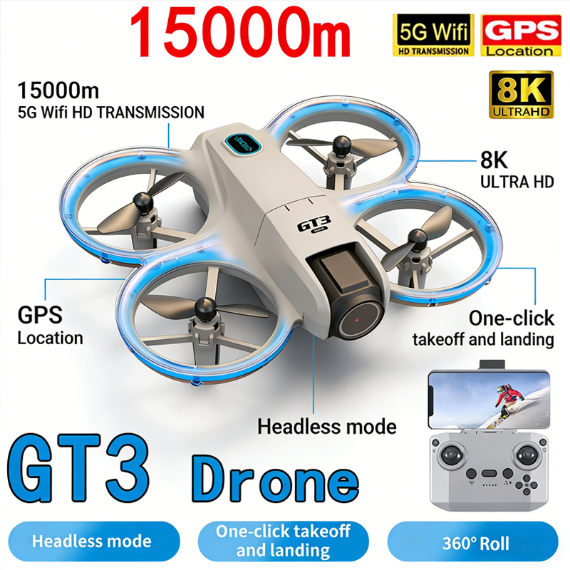 Kids Toys Helicopter - طائرة هليكوبتر GT3 MAX جديدة 8K