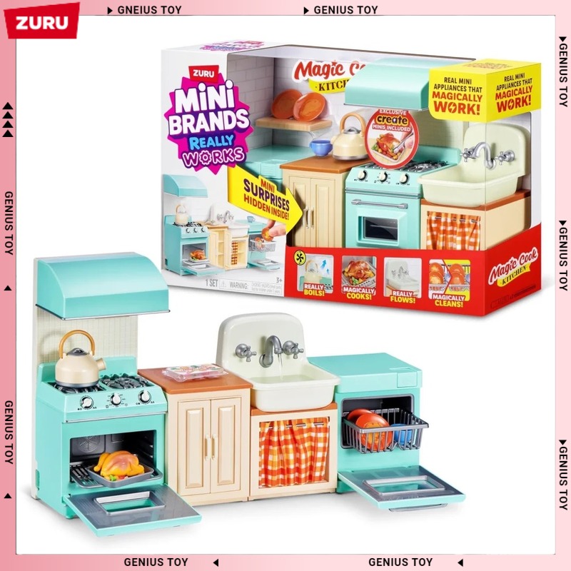 Kids Toys Kitchen Set - مجموعة مطبخ زورو ميني براندز السحرية،