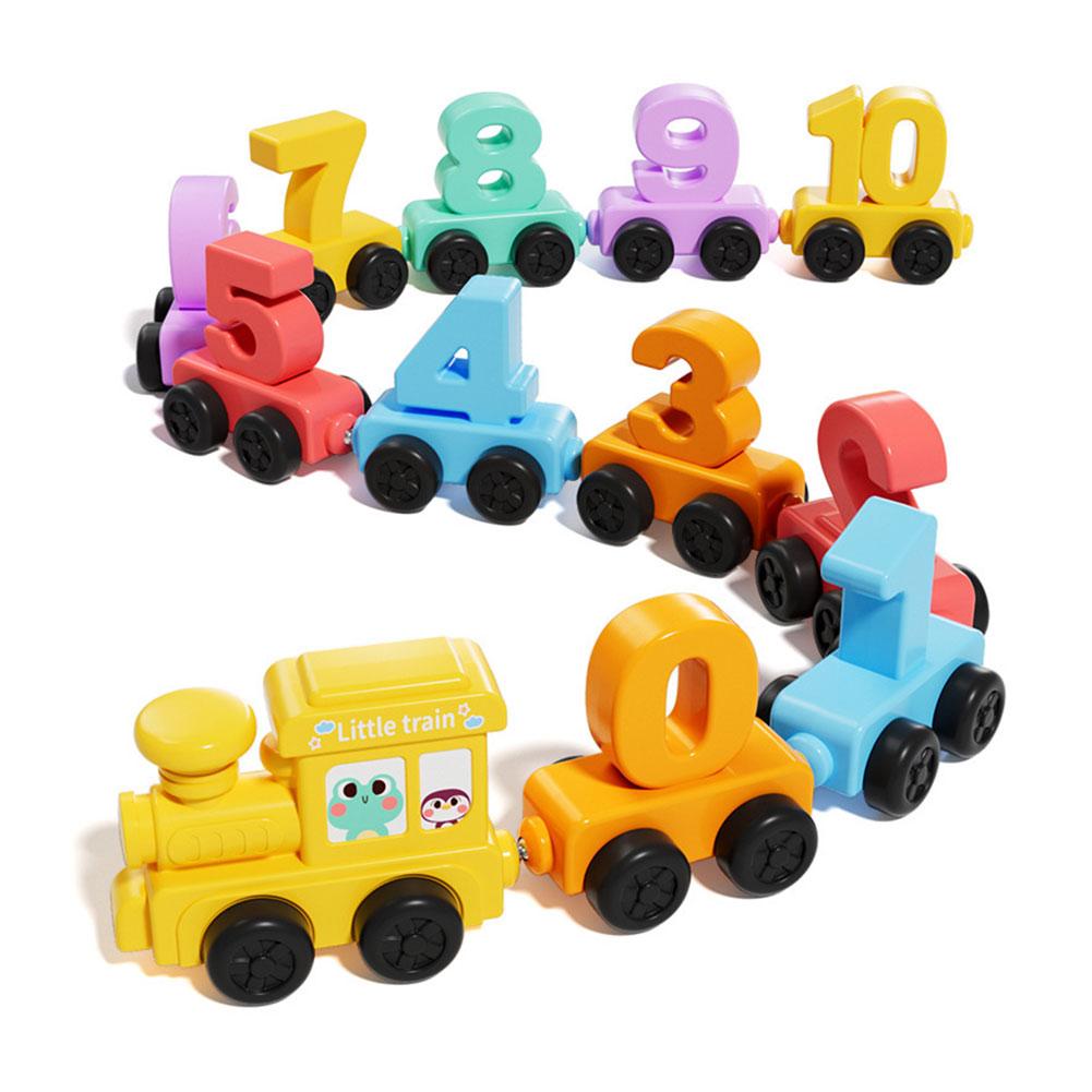 Kids Toys Variety - لعبة قطار تعليمية مونتيسوري خشبية مغناطيسية
