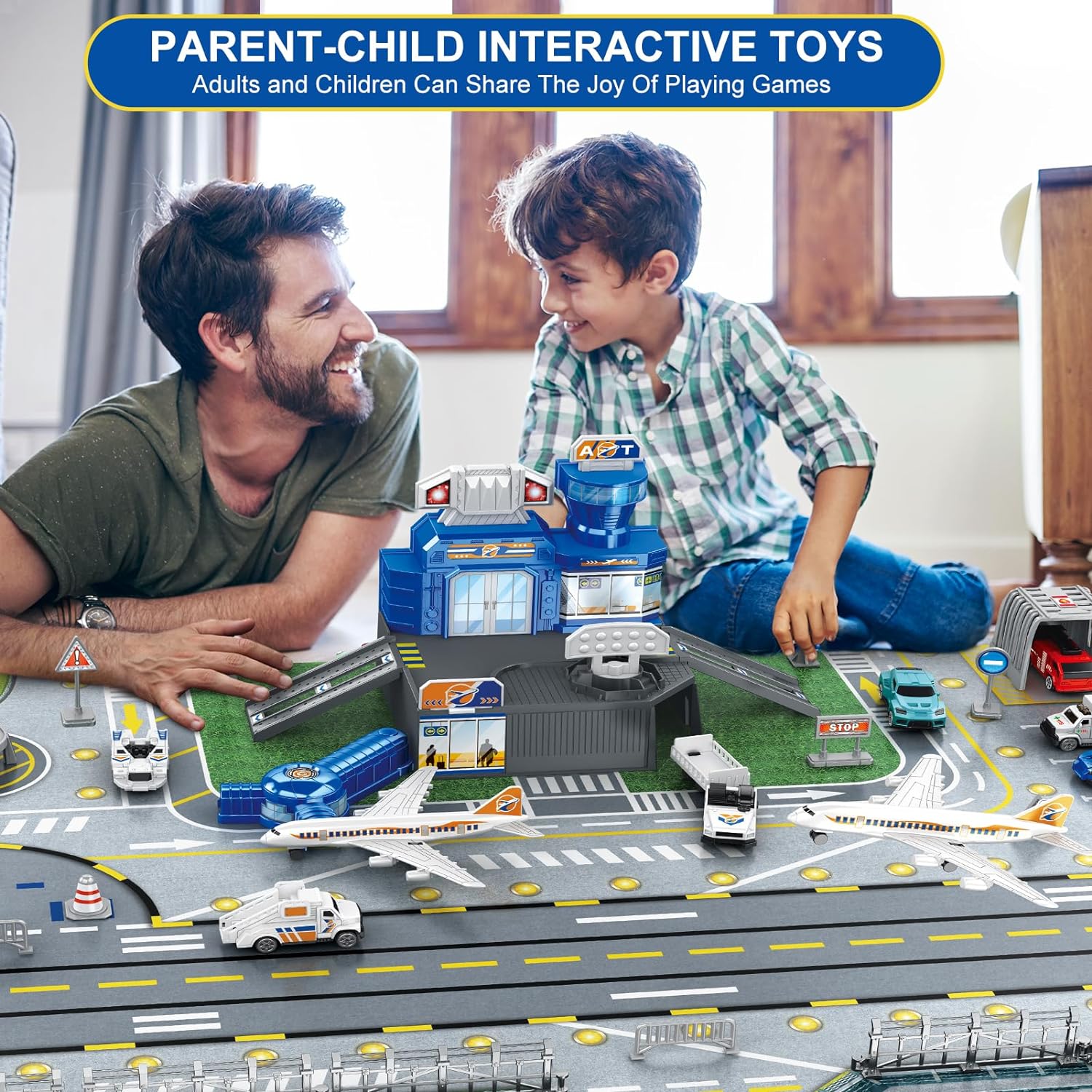 مجموعة ألعاب مطار للأطفال مع س - مراجعة Kids Toys Helicopter وسعره