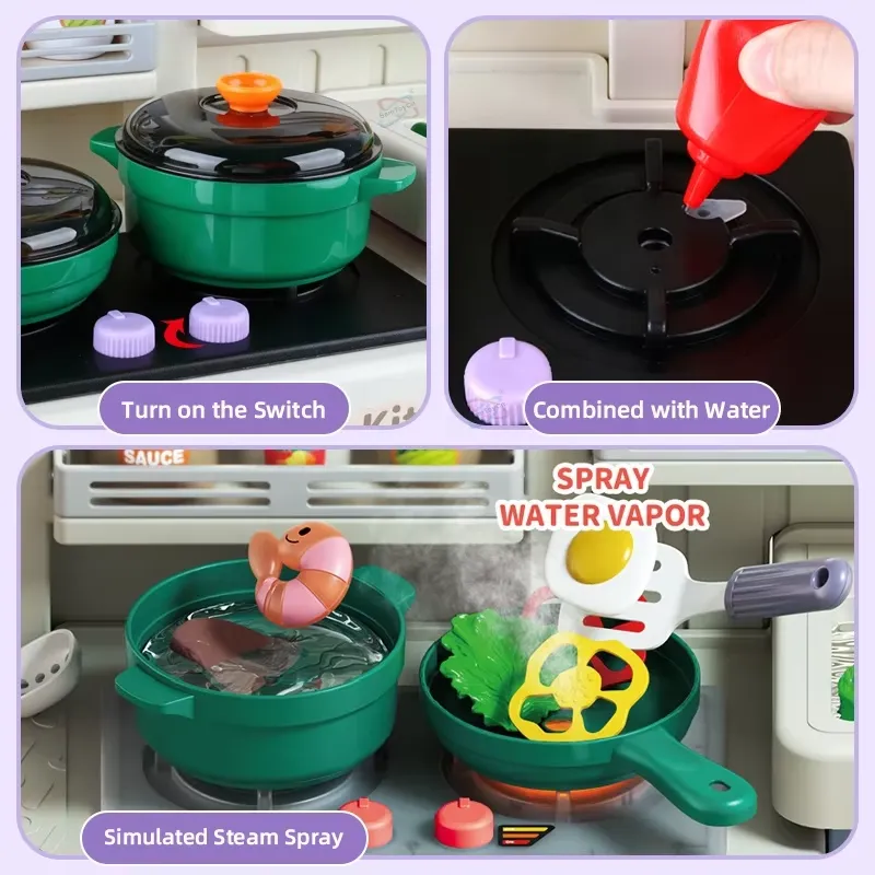 مجموعة مطبخ للعب الأطفال بحجم  - مراجعة Kids Toys Kitchen Set وسعره