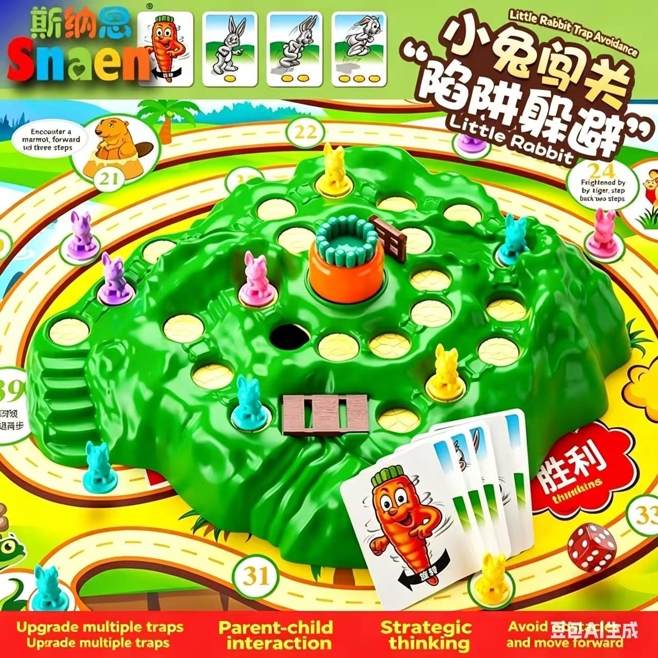 لعبة مصيدة الأرانب الممتعة الأ - مراجعة Kids Toys Easter وسعره
