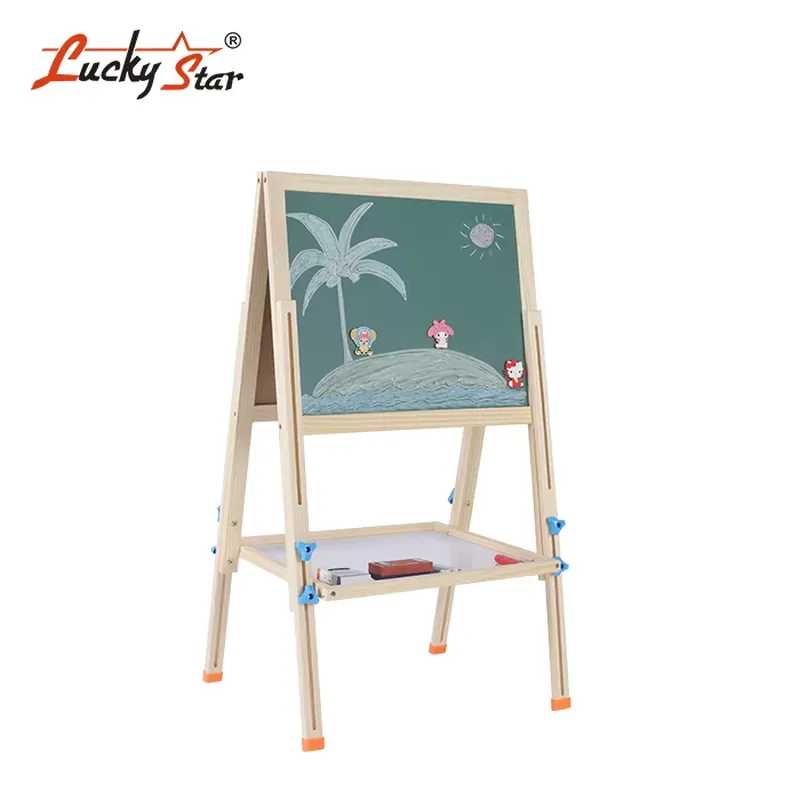لوح رسم قابل للطي ذو وجهين قاب - مراجعة Kids Art Easel وسعره