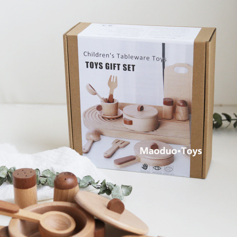 مجموعة ألعاب مطبخ خشبية للأطفا - مراجعة Kids Toys Kitchen Set وسعره