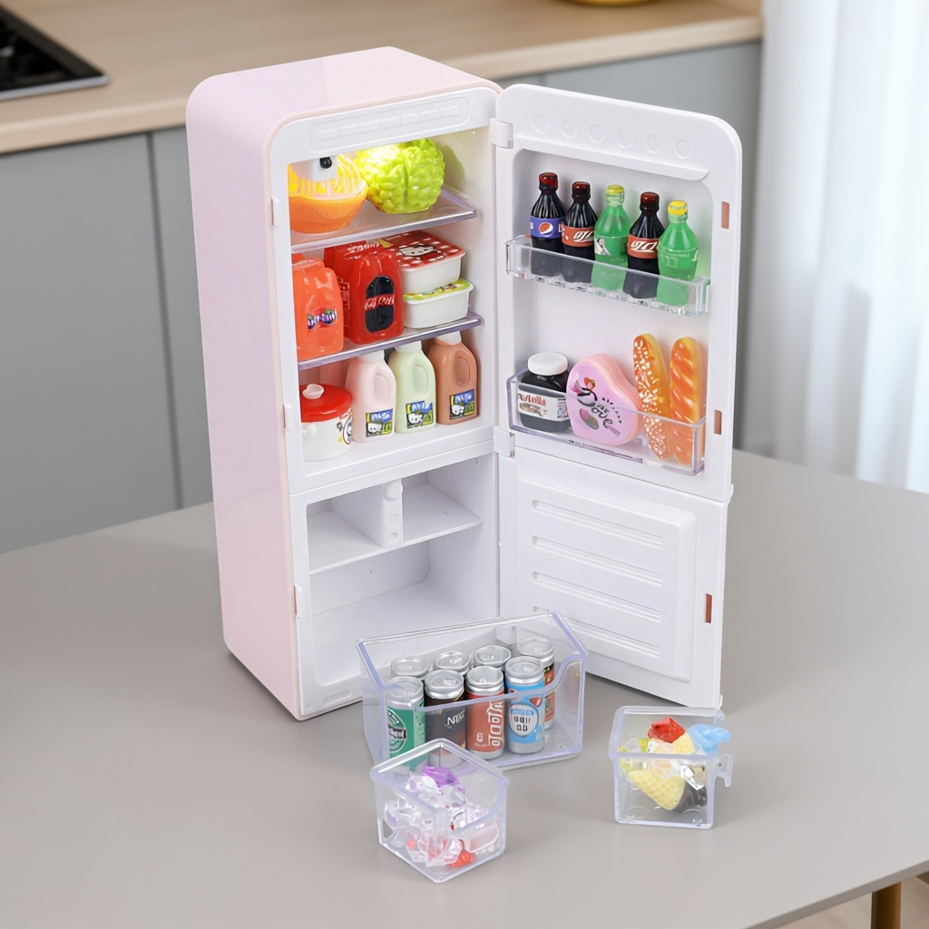 مجموعة لعب ثلاجة صغيرة للأطفال - مراجعة Kids Toys Kitchen Set وسعره