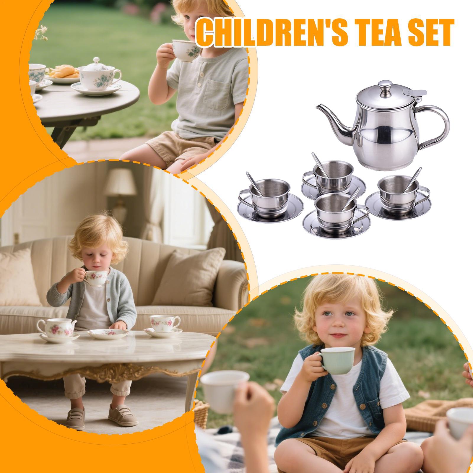 أطقم شاي للأطفال البنات، مجموع - مراجعة Kids Toys Kitchen Set وسعره