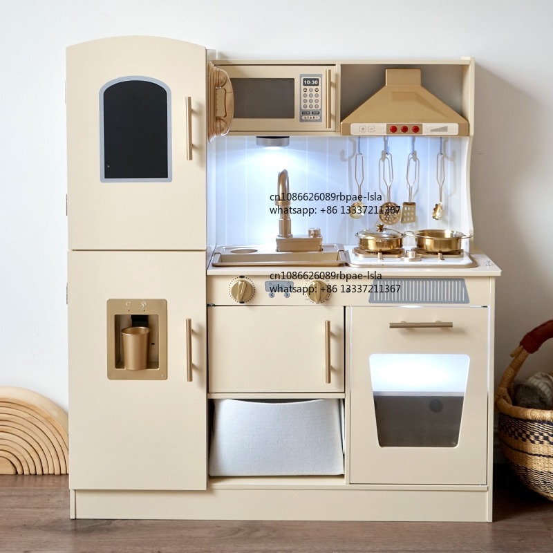 مجموعة طبخ خشبية تعليمية للعب  - مراجعة Kids Toys Kitchen Set وسعره