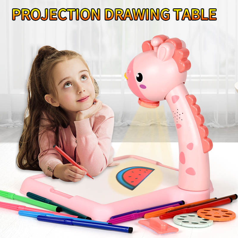 لوحة رسم إسقاط غزال كهربائية م - مراجعة Kids Art Easel وسعره