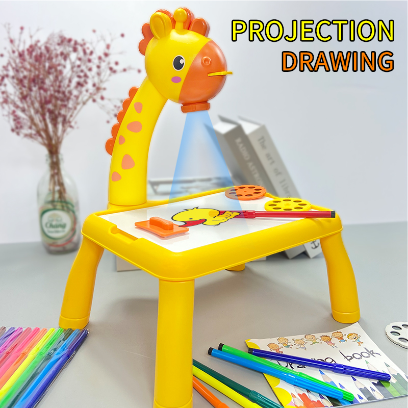 لوحة رسم إسقاط غزال كهربائية م - مراجعة Kids Art Easel وسعره
